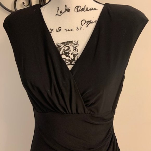 Ralph Lauren Dresses & Skirts - RALPH LAUREN Black V Neck Dress  NEW